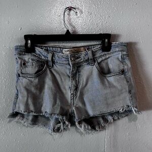 Levi’s super low bootcut denim shorts vintage 518